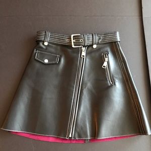 Capsule Collection Lamb Leather Maje Skirt